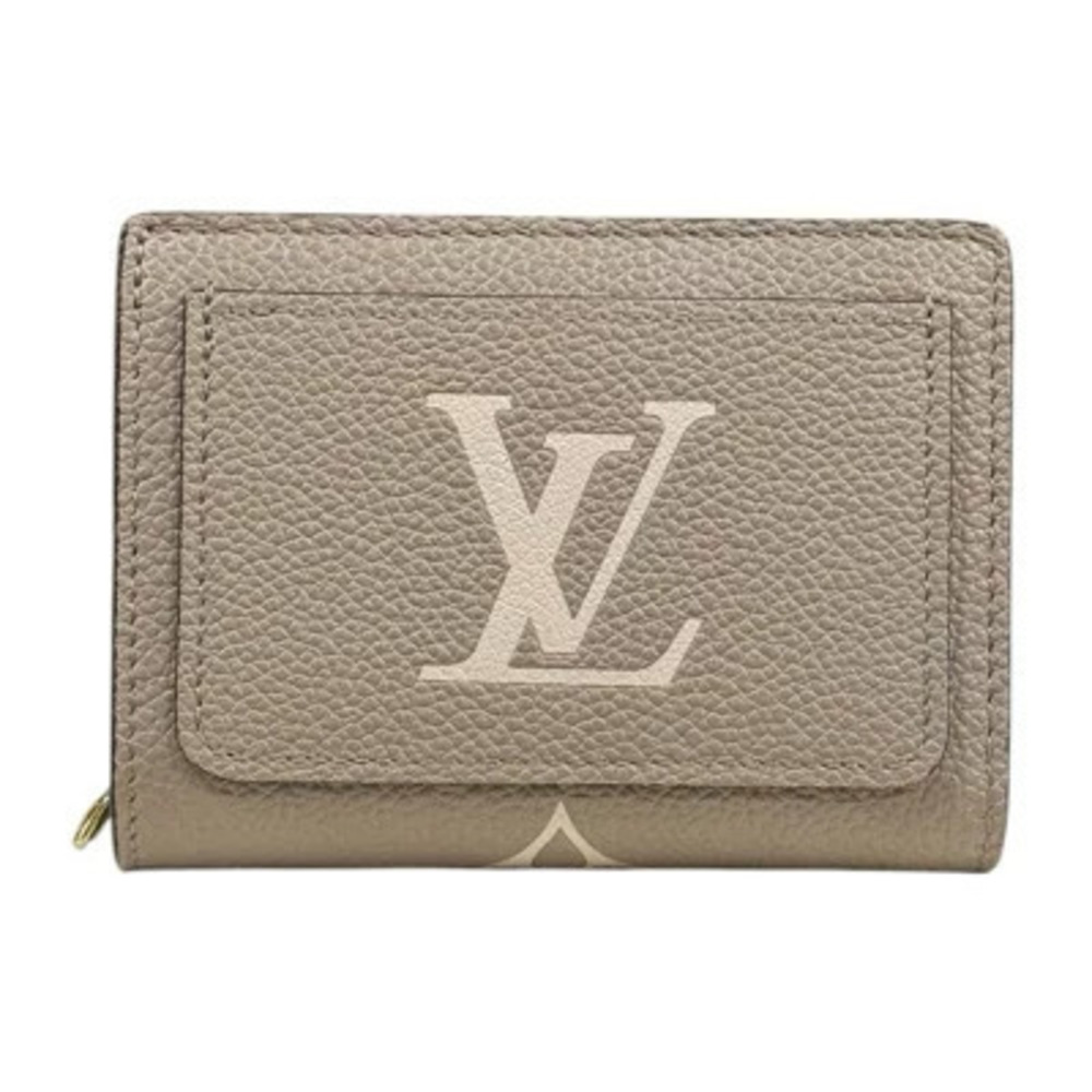 Louis Vuitton Portefeuille Claire Bicolor Monogram Empreinte Bi fold Wallet